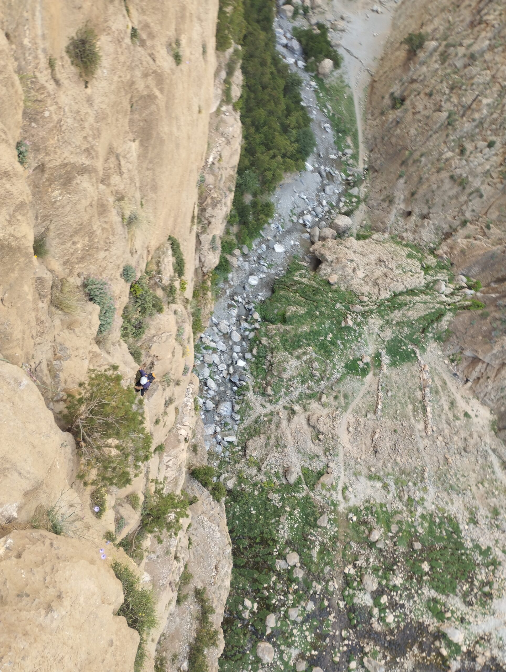 Escalador en el Taoujdad, taghia