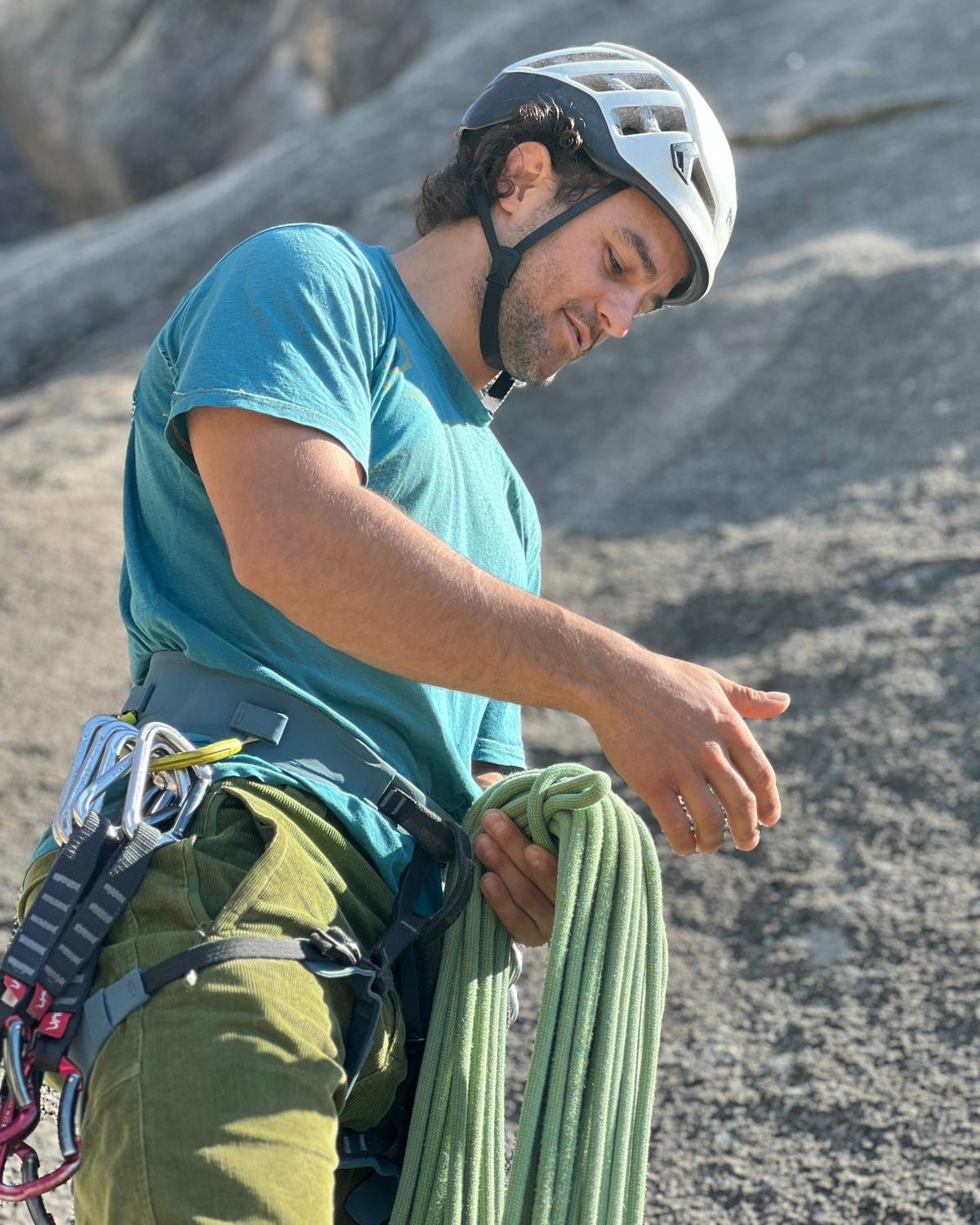 Tomás González, guía profesional de montaña y escalada