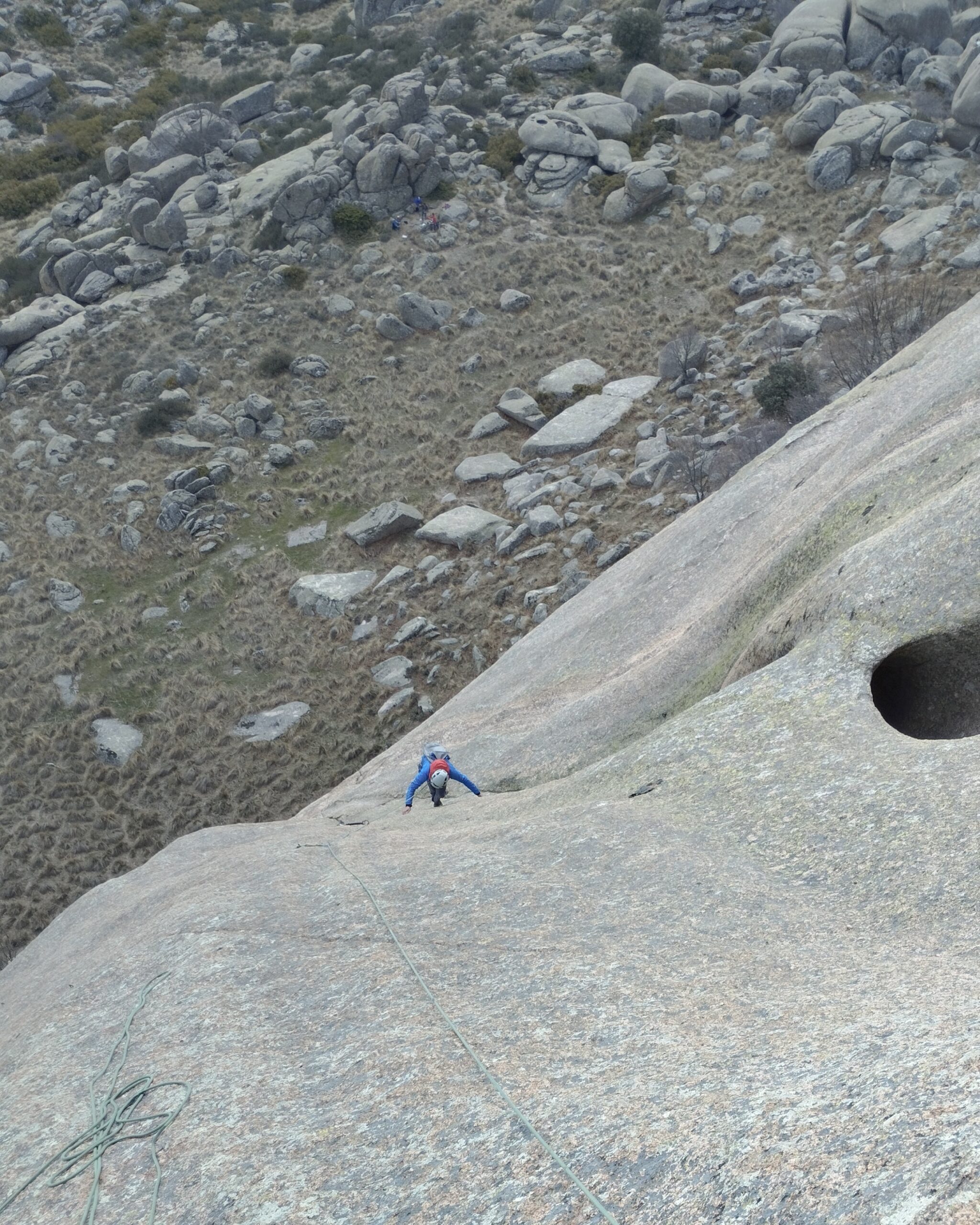 Escalada guiada en El Yelmo de La Pedriza